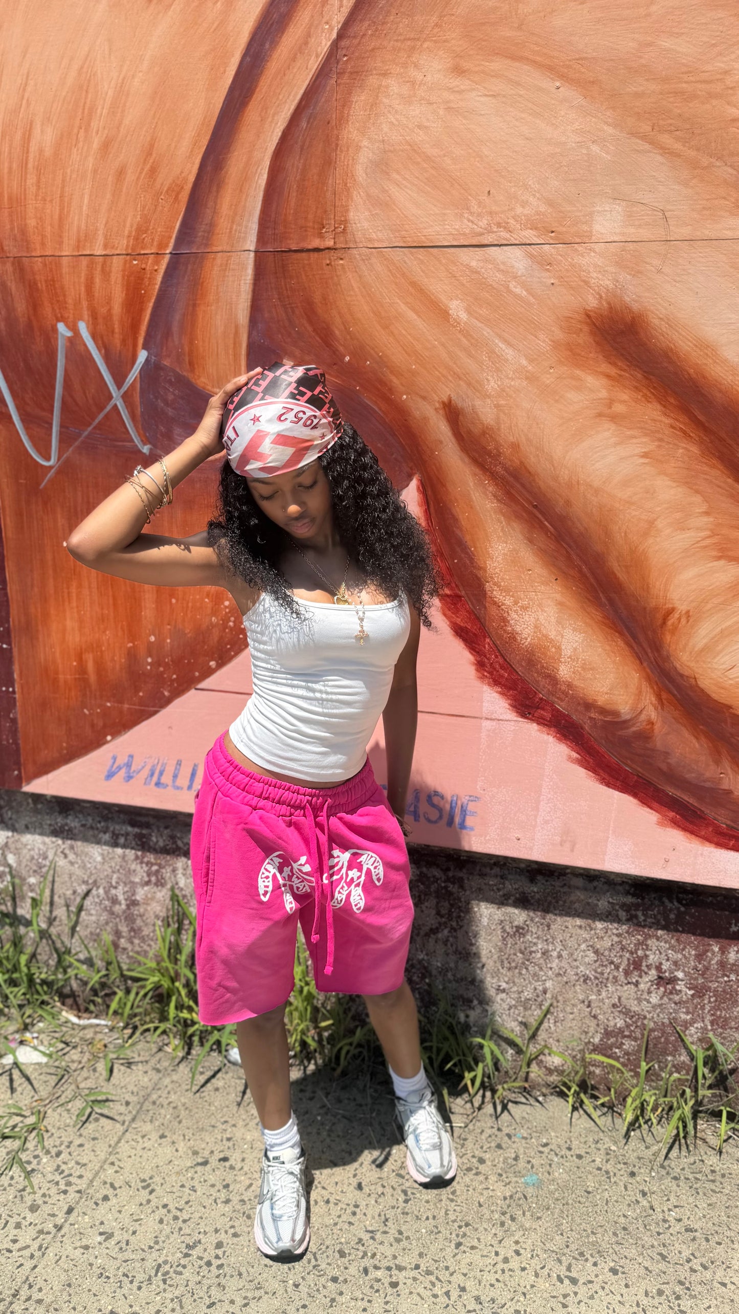 Forever Tryin Acid Pink Shorts