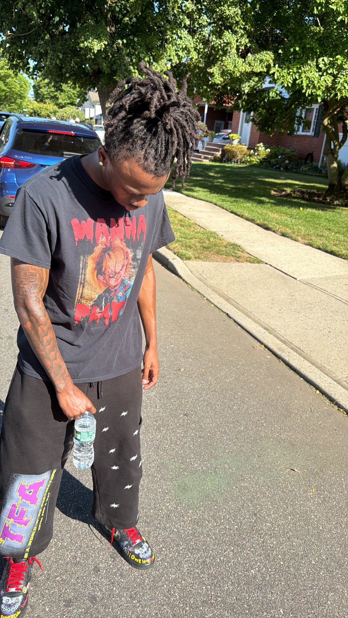 Tryna Hoop Baggy Pants