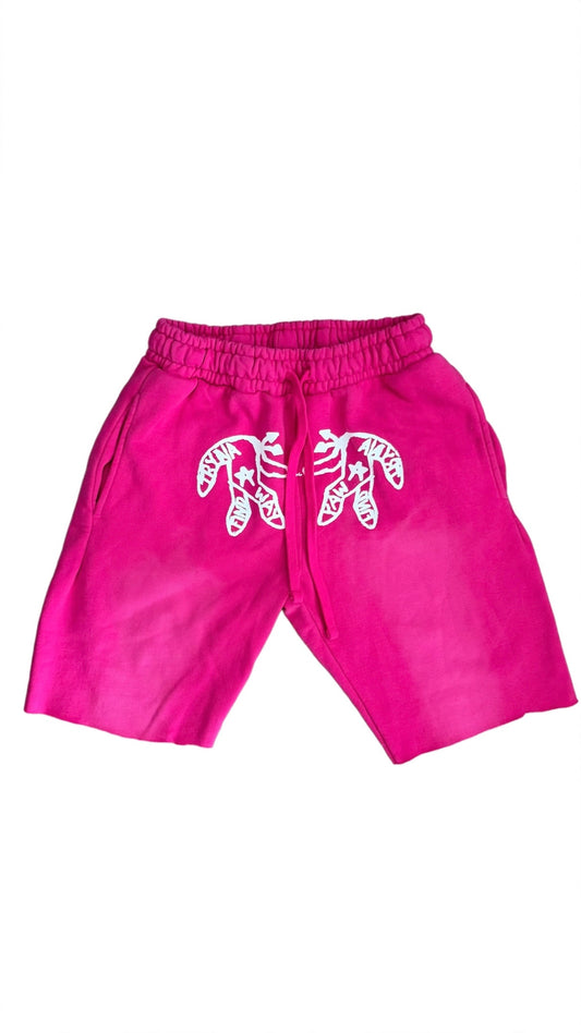 Forever Tryin Acid Pink Shorts