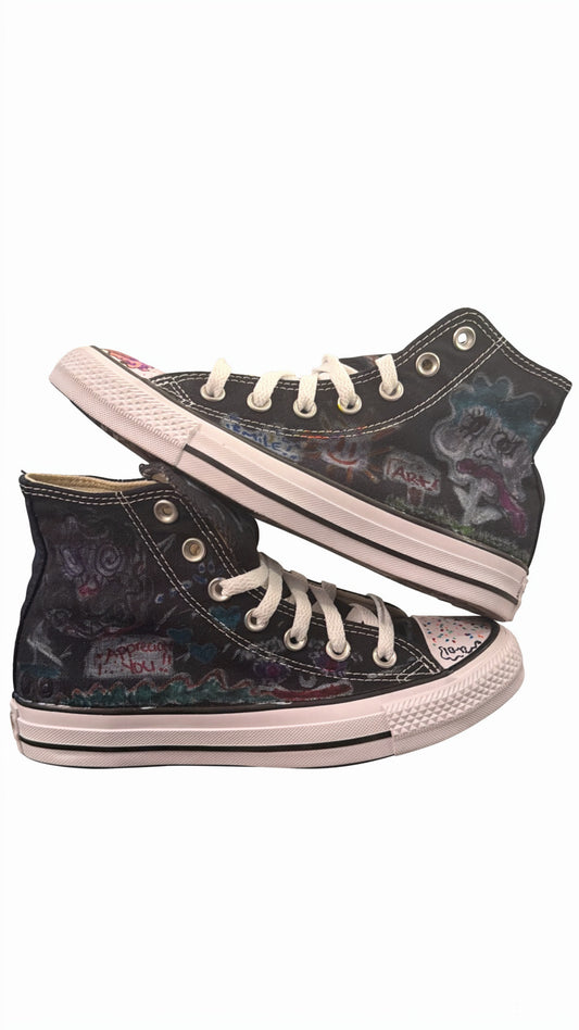 Regular Chucks (Black) High Tops 🧟‍♀️