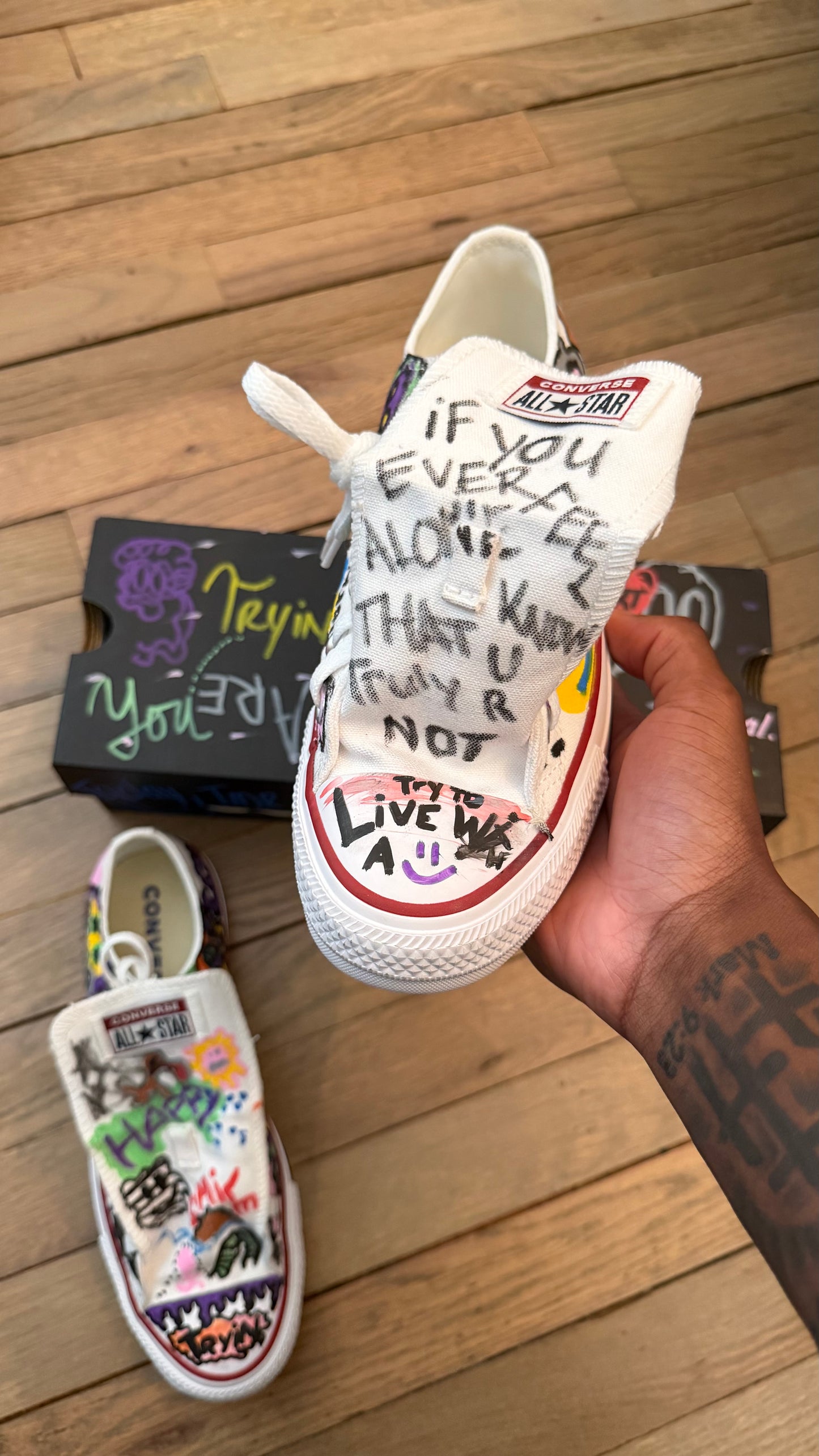 Regular Chucks (White) Lowtop ⛹🏾‍♂️